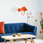 Opviq Lámpara de Pared de Metal Naranja
